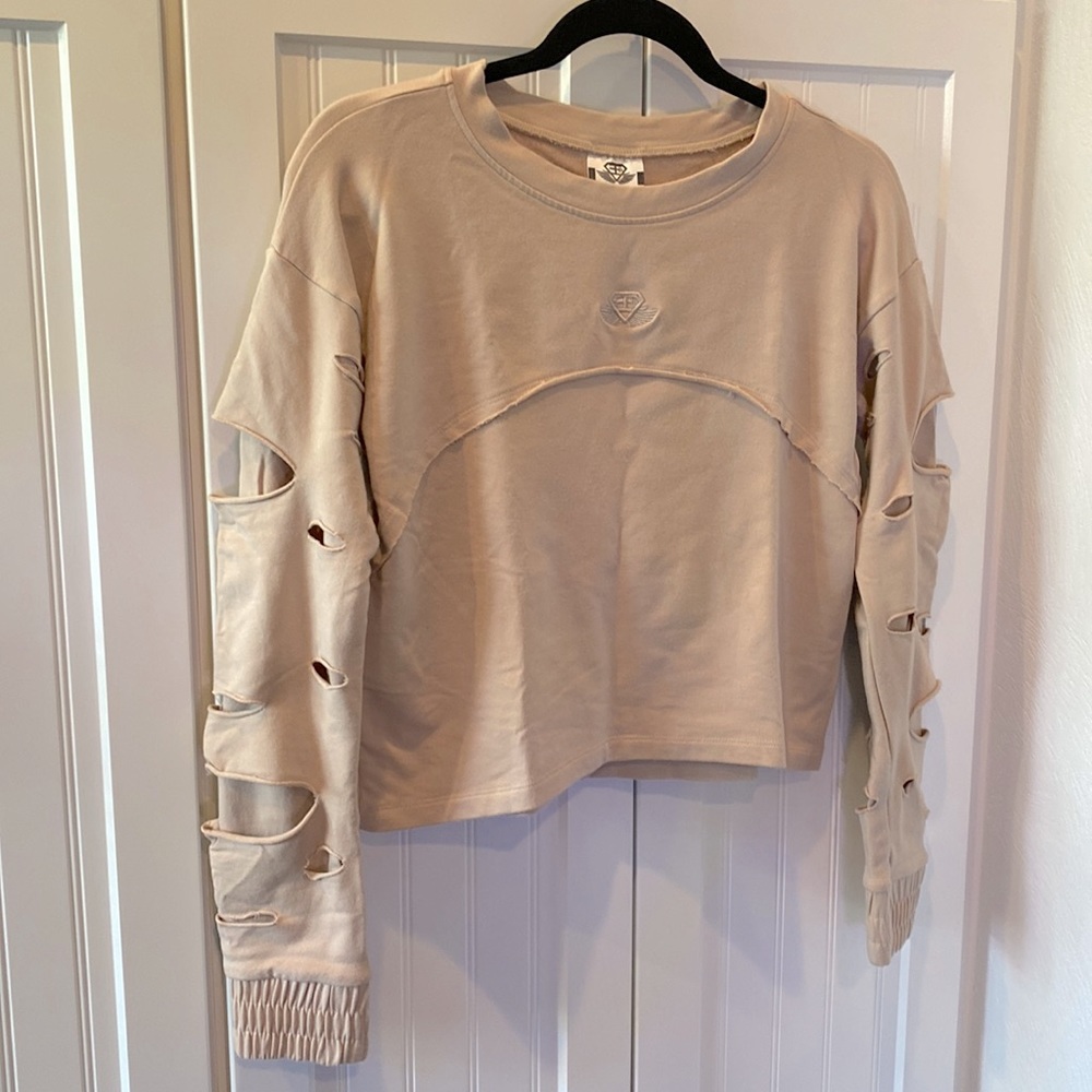 Cropped Athletic Sweatshirt